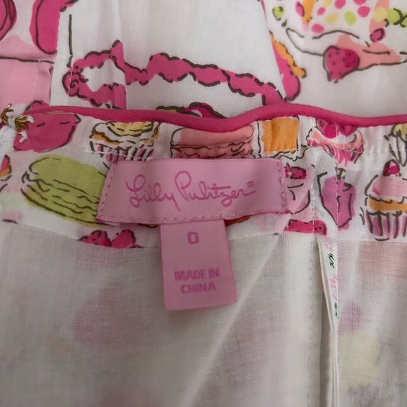 EUC Lilly Pulitzer Wyatt Dress Let Them Eat Cake size 0 - Picture 4 of 6